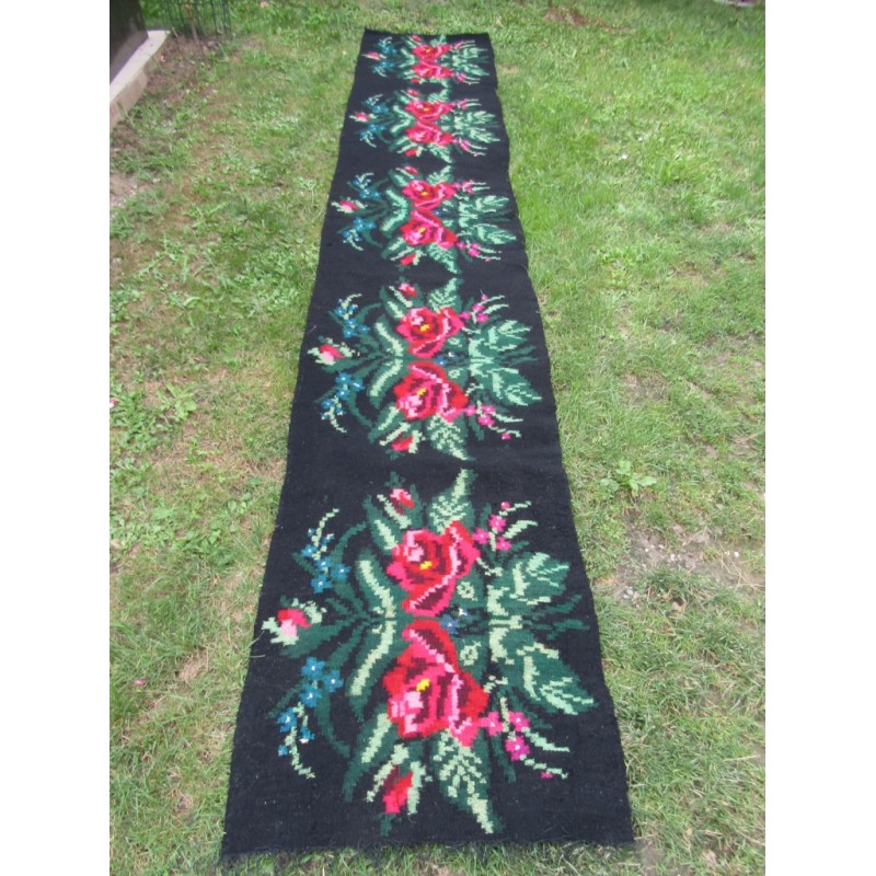 Antique Romanian stair rug, tribal rug, handmade traditional wool rug , kilim from Moldova Antique Romanian stair rug, tribal rug, handmade traditional wool rug , kilim from Moldova