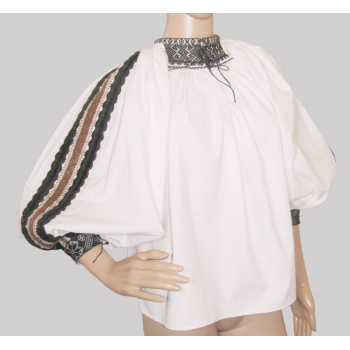 Bluza traditionala maghiara veche din Transilvania, zona Gheorghieni, bluza maghiara lucrata manual