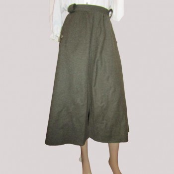 Vintage jomfru uld hunter green Oktoberfest nederdel størrelse 44