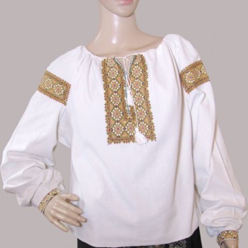 Blusa étnica hecha a mano ucraniana vintage, blusa popular hecha a mano de Ucrania