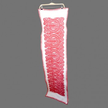Fata de masa antica maghiara din Tara Calatei , broderie scrisa maghiara