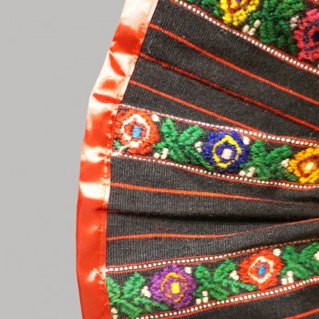 Romanian traditional wool handwoven skirt