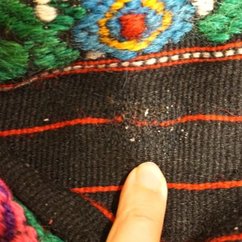Romanian traditional wool handwoven skirt