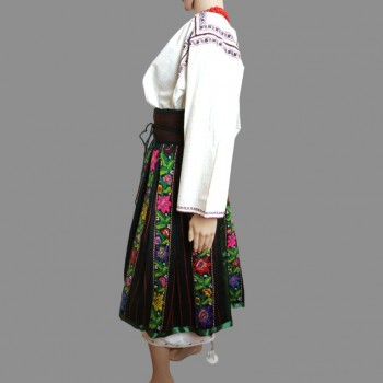 Ropa tradicional rumana hecha a mano: traje folklórico de 3 piezas
