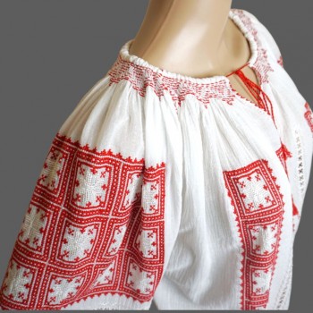 Rumensk tradisjonell bluse, rumensk håndbrodert bluse