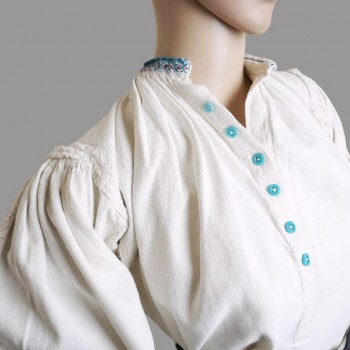 Very old traditional costume from Transylvania, handmade Romanian costume from Arad county