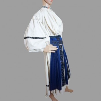 Costume tradizionale rumeno vintage di Salaj, Transilvania