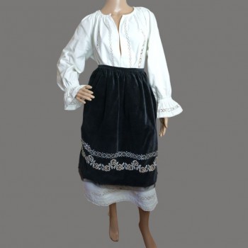 Costum traditional romanesc vechi din Banat, Transilvania
