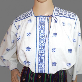Antico costume tradizionale rumeno del sud della Romania