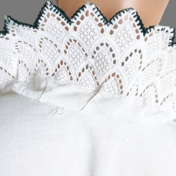 Handmade vintage Croatian traditional blouse from Carashova , Romania