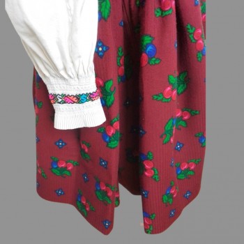 Handmade vintage Romanian folk costume from Maramures