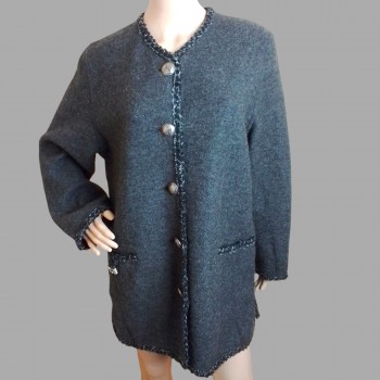 Vintage ullcardigan for kvinner av Kitz Pichler - Oktoberfest cardigan fra 1980-tallet