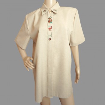 Chemise bavaroise ou tyrolienne traditionnelle pour femme - Taille L