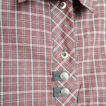 Camicia tradizionale tirolese/bavarese a maniche lunghe da donna – Taglia 46