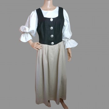 Traditionell Dirndl tvådelad set – Berwin och Wolf Sarafan med blus för Oktoberfest