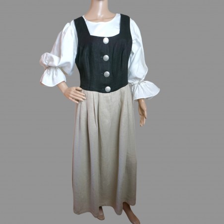 1.211 / 5.000
Conjunto tradicional de dos piezas de dirndl: sarafan de Berwin and Wolf con blusa para la Oktoberfest