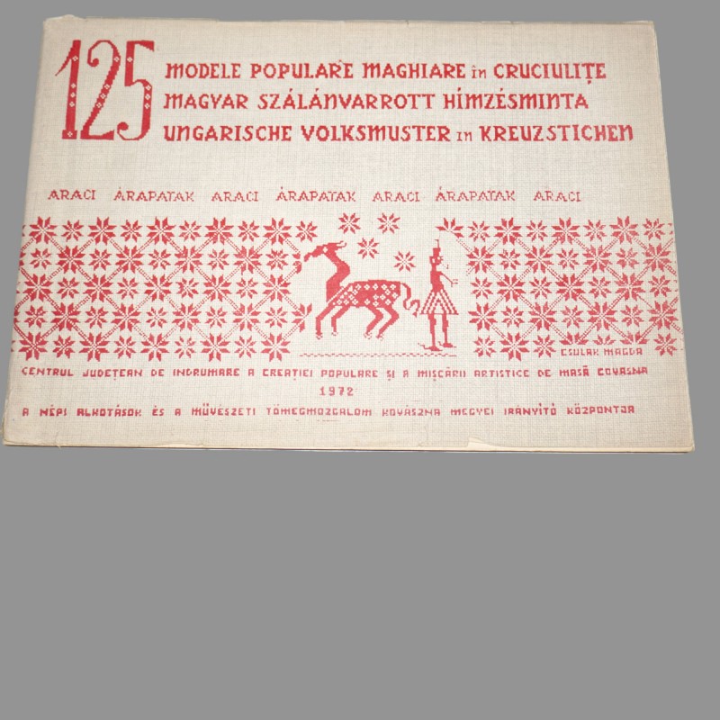 Hungarian Folk Art Patterns in Cross Stitch – Vintage Book from 1972 Hungarian Folk Art Patterns in Cross Stitch – Vintage Book from 1972