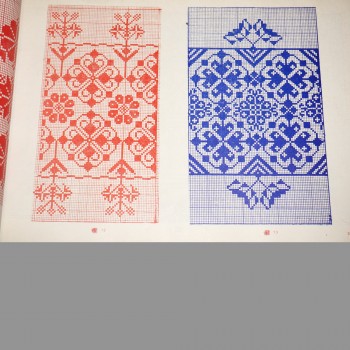 Hungarian Folk Art Patterns in Cross Stitch – Vintage Book from 1972
