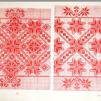 125 Hungarian Folk Cross-Stitch Patterns by Csulak Magda