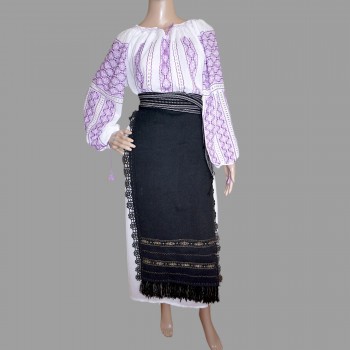 Superbo costume tradizionale rumeno - set da 4 pezzi