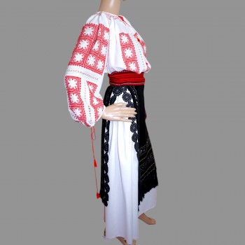 Authentic Romanian Traditional Costume – Handmade 4-Piece Folk Outfit