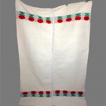 Mantel antiguo tejido a mano de Transilvania – Fibras naturales 100%