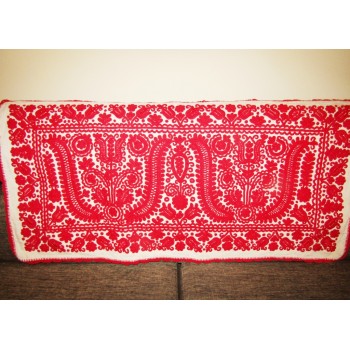 Mantel antiguo húngaro de Kalotaszeg, mantel hecho a mano de Transilvania